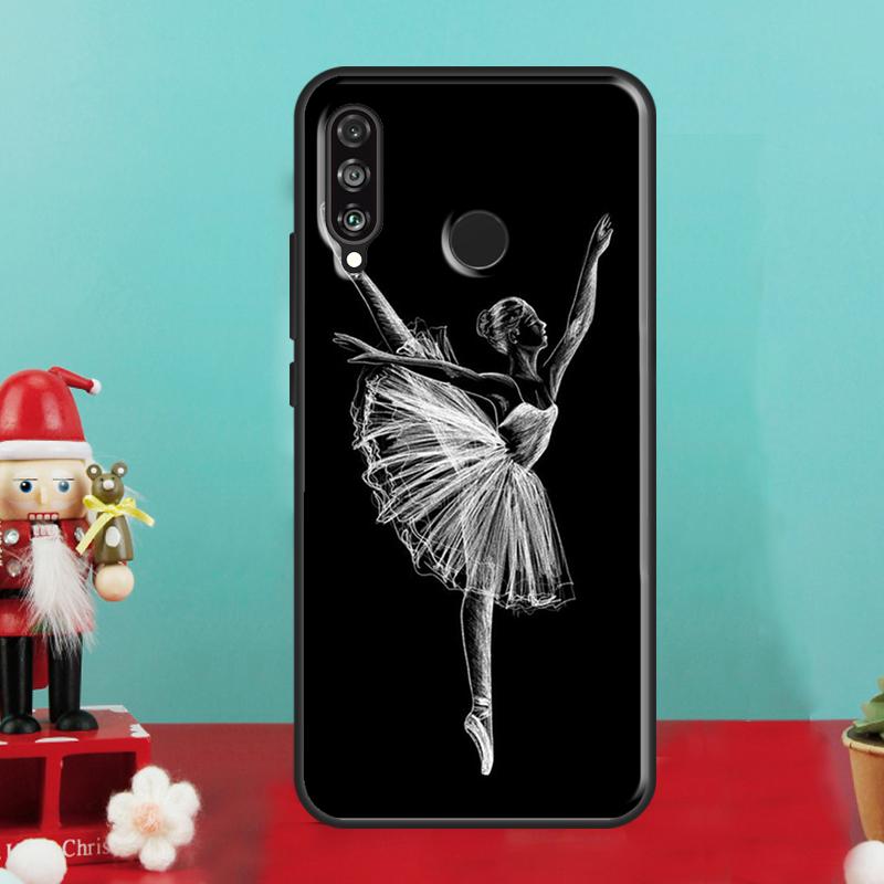 Чехол для Huawei Nova 7i 8i 11i 12i 12s 9 10 SE Y90 Y60 Y70 Y72 Y61 Y91 P30 P40 Lite P60 Pro с изображением балерины