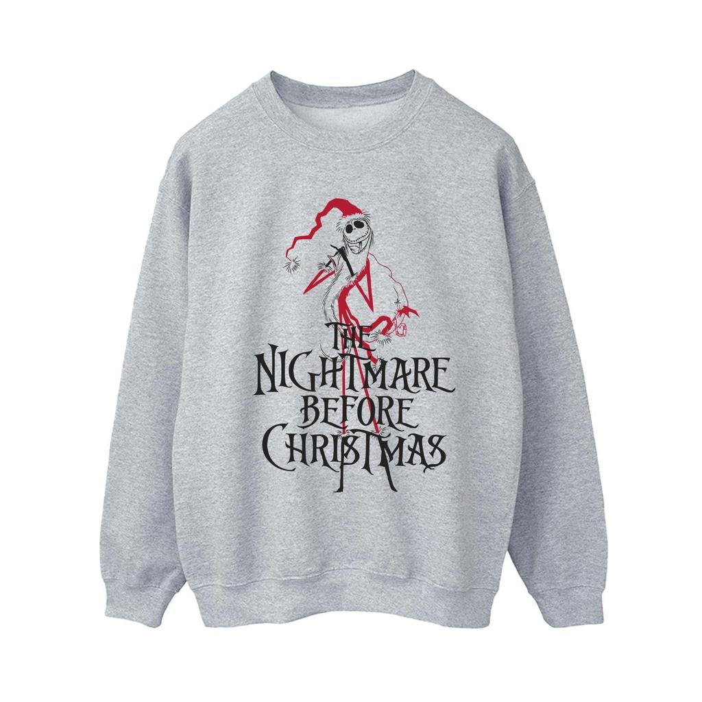 Disney Женская/женская толстовка «Кошмар перед Рождеством» с Санта-Клаусом