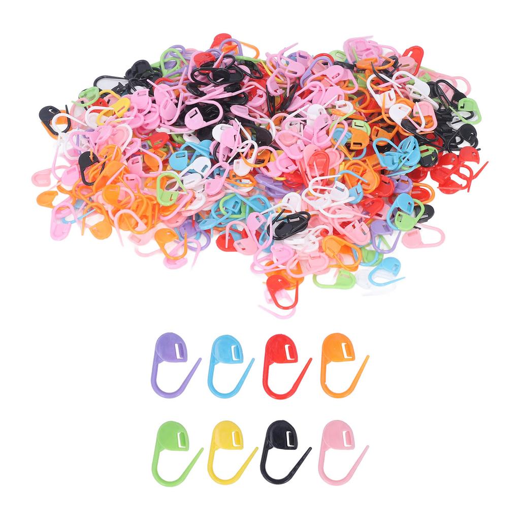 1000 шт. зажим для иглы для стежков, разноцветный пластиковый зажим для иглы для стежков, счетчик для художественных работ своими руками