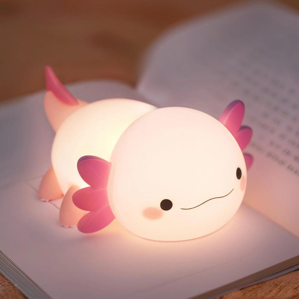 Шестиугольный Ночник Динозавр Саламандра Перезаряжаемый С таймером Пат Прикроватная лампа