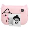 12MP Children Print Camera Instant Thermal Black and White Printing WIFI Cam for Over 3 Years