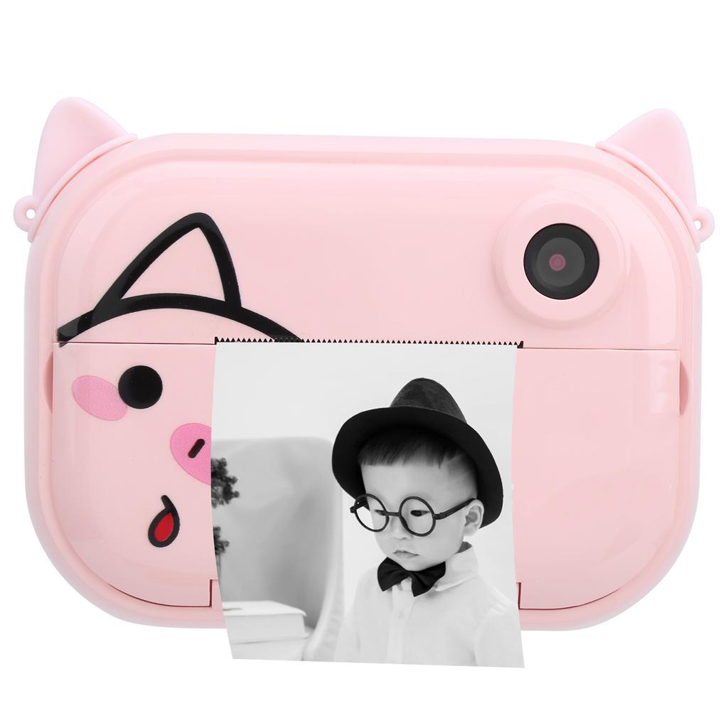12MP Children Print Camera Instant Thermal Black and White Printing WIFI Cam for Over 3 Years