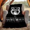 New Zealand Warrior Flannel Blanket Soft Warm All-Season Throw, Design for Camping, Car Travel, Hiking Sofa, Bed, Office Perfect Gift for Parties