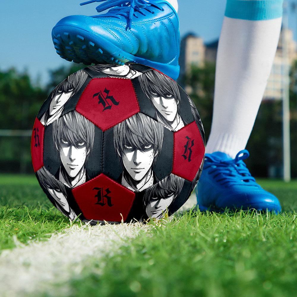 1pc Death Note Soccer Ball Size 5 Indoor Soccer Ball Fashion Colorful Backyard Game - Great For Sports Fans Gift HE13