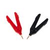 2Pcs/Set Lcr-Plated Copper Alligator Clip Kelvin Four Clip Duckbill Clips