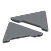 2Pcs Triangle Car Door Corner Soft Silicone Guard Trim Anti-Scratch Protector