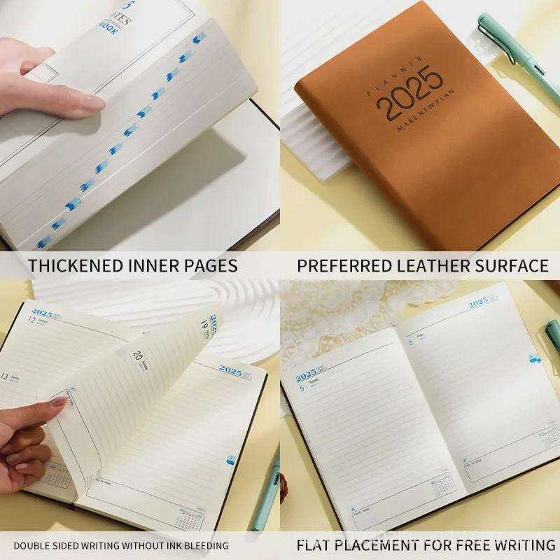 Ежедневник-календарь Yangba 2025 A5, блокнот-календарь