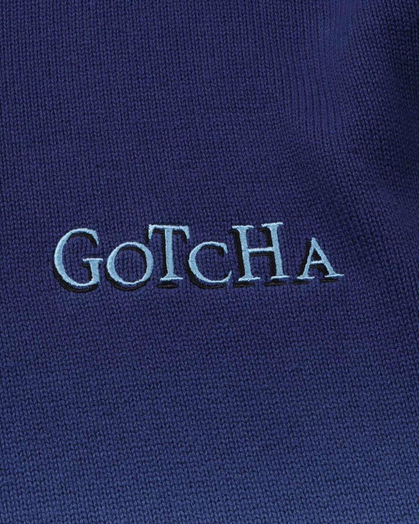 GATCHA Свитерок с градиентом, пригодный для стирки, с круглым вырезом, для гольфа, мужской, размер 253GG1401, женский, унисекс, Осень/Зима, Синий, XL,