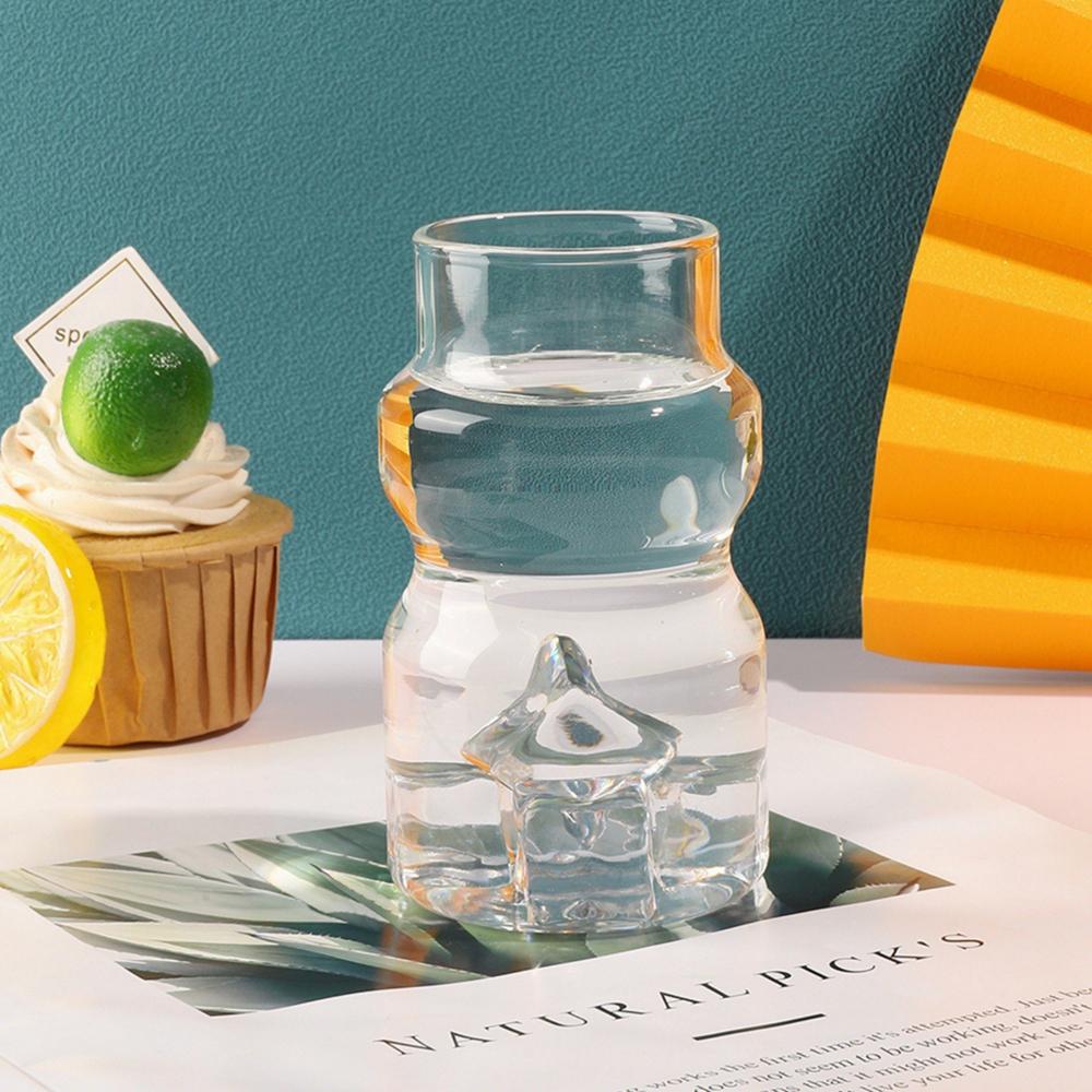 Творческий рифленый прозрачный стеклянный стакан для сока, воды и холодного кофе, термостойкая посуда для питья, стаканы для воды