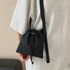 Spring and summer Korean ins style casual and light drawstring mobile phone bag niche versatile sports travel messenger nylon bag
