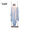 Party Props for Festive Atmosphere Large Hanging Swing Ghost Halloween Decoration with Remote Control And String Garden Ornament Warm Lights