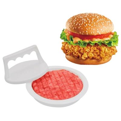 1 комплект, кухонный инструмент круглой формы, пресс для гамбургеров, пищевой пластик, гамбургер, мясо, говядина, гриль, пресс для гамбургеров, пресс-форма для приготовления пирожков