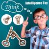 Decompression Toys Brain Tester Key Lock Toy Development Puzzle Test Game Children IQ Key Kid P D5F6