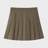 Плиссированная юбка миди на молнии и пуговице - Универсальная школьная форма JK для весны, лета и осени