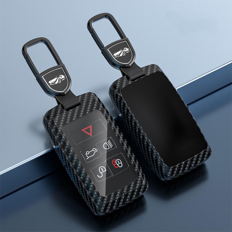 Zinc Alloy Car Key Case Cover Holder for Land Rover A9 Range Rover Sport Evoque Freelander 2 Velar Jaguar XE XJ XJL XF E-PACE
