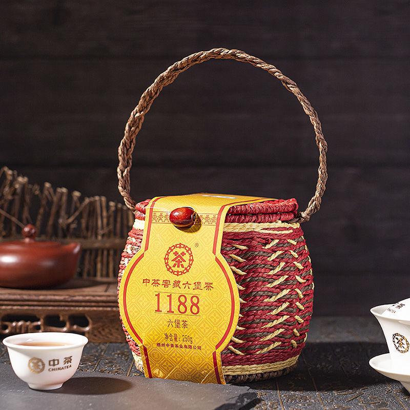 CHINATEA Liubao 1188 1st Grade Liu Bao Hei Cha Dark Tea Liu Pao Loose Tea 250g
