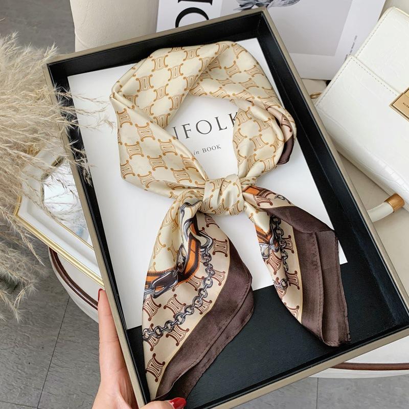70 квадратных шарф шелковый шарф французский женский высококачественный шарф универсальный подходящий деревенский шарф-рубашка шарф