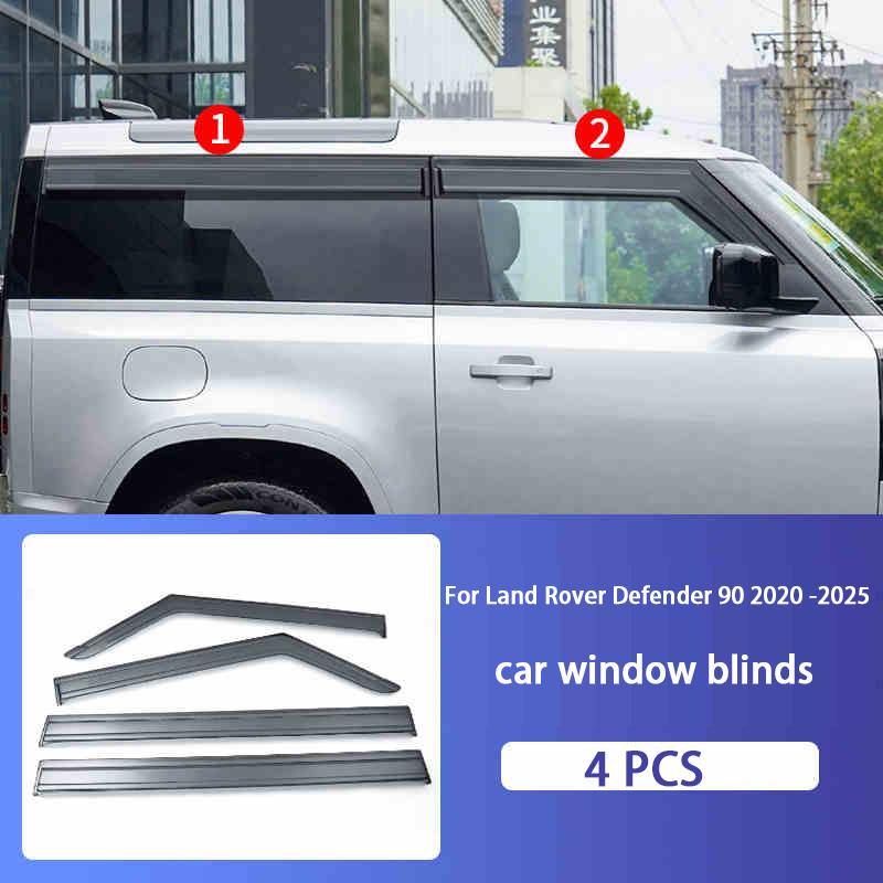 For Land Rover Defender 90 110 2020 -2025 Car Car Window Rainshield Car Rain Brow Rain Shield DefeSnder Modified Accessories