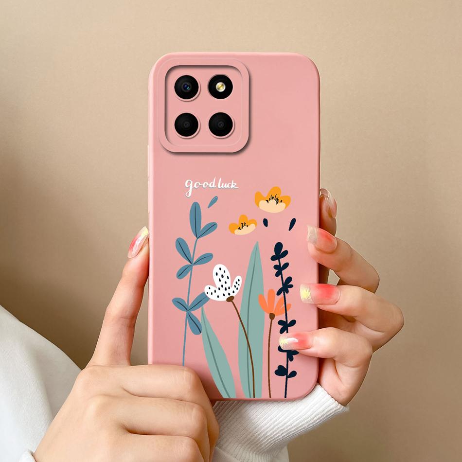Candy Case For Honor X6 X6S X6A Soft Smooth Liquid Silicone Full Protection Anti Choc Phone Bumper For HonorX6 X 6 Funda Coque