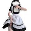 [AOTYP] одежда горничной косплей на Хэллоуин милый фартук горничной короткий рукав костюм горничной комплект готическая лолита цельный костюм маскировка униформа кофейня культурный