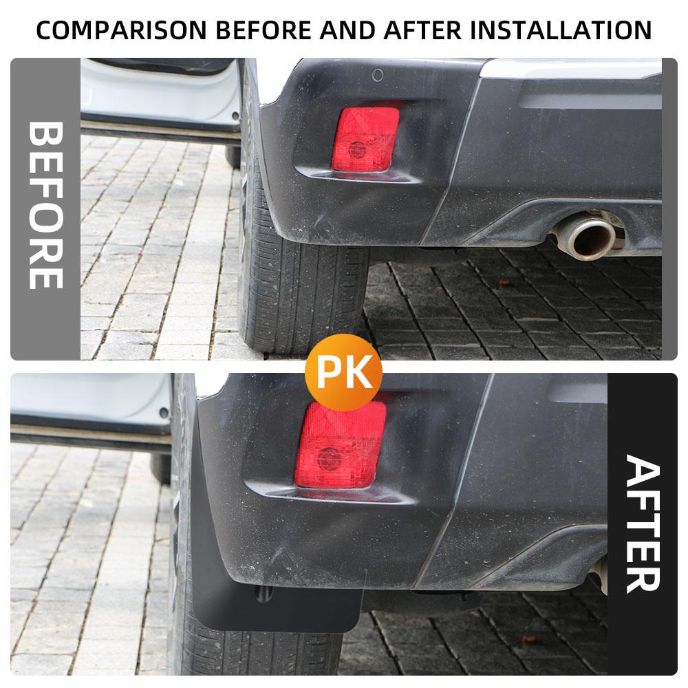 Car Mudguards Mudflaps for Peugeot 2008 2019-2023 E2008 2020-2022 4Pcs/set Mud Flaps Splash Guards Cover Fender Accessories