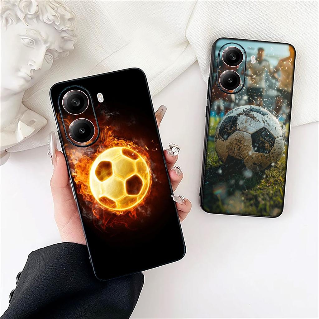 Футбольный Мяч №5 Звезда Футбола №5 Чехол для Motorola Moto G86 G14 G35 G34 G45 G55 G67 G75 G85 G24 G15 G54 G57 Power Чехол для Телефона