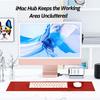 Minisopuru USB C Hub для iMac 24 дюйма iMac USB Hub поддерживает NVMe iMac Аксессуары для iMac iMac USB-адаптер с USB C USB A SSD 2021/2023, M.2 SSD,