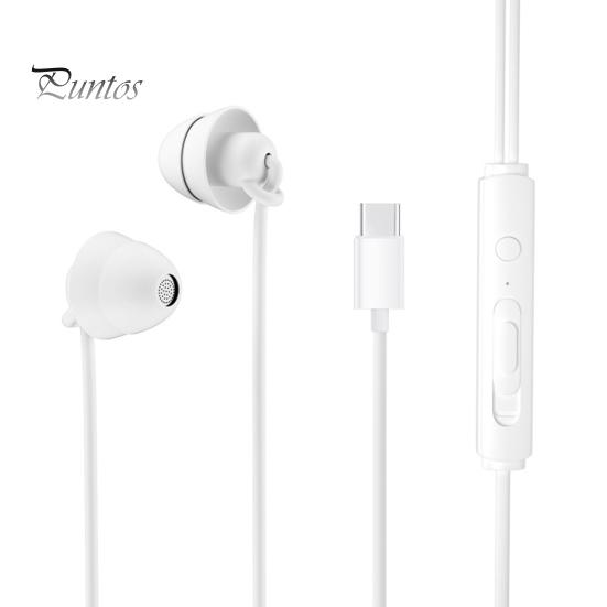 Проводные наушники с шумоподавлением и микрофоном. Улучшенный звук. Универсальные наушники-вкладыши 3,5 мм/Type-C. Спортивные принадлежности для сна.