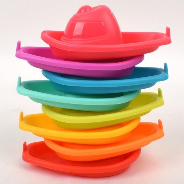 Oz Toy Rainbow Boat Bath Water Play Toys Набор из 8 корейских детских игрушек