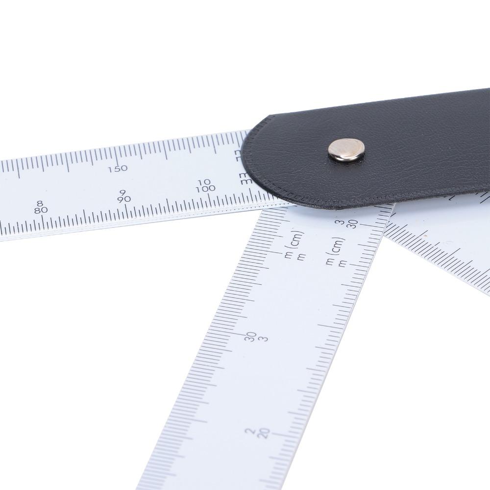 Multi Ratio Fan Shaped Ruler Plastic Scale Tools Durable Architect Scale Ruler Art Drawing