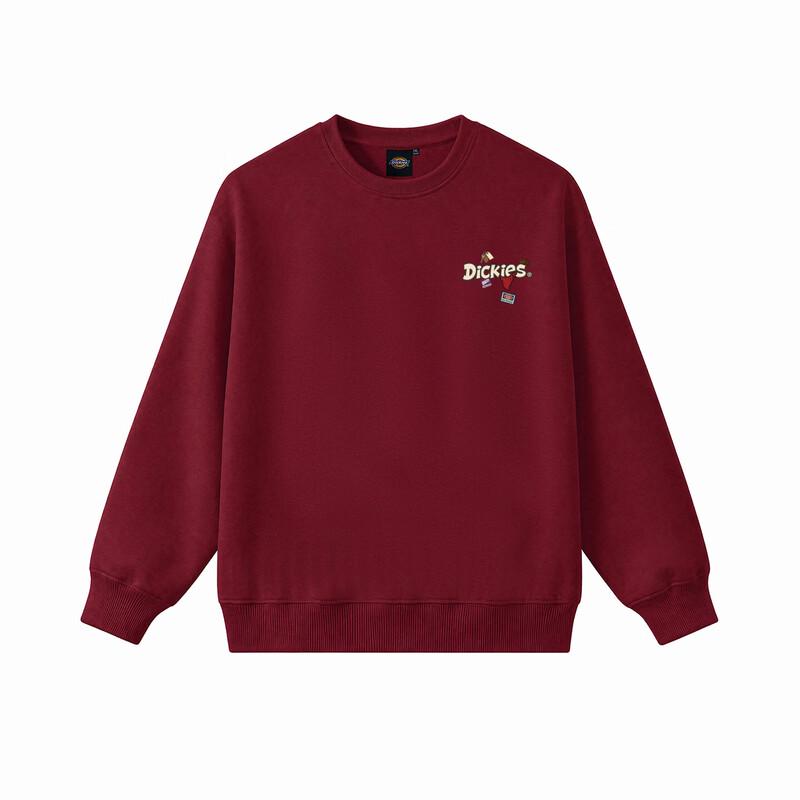 Унисекс толстовка Dickies с круглым вырезом, свободный крой