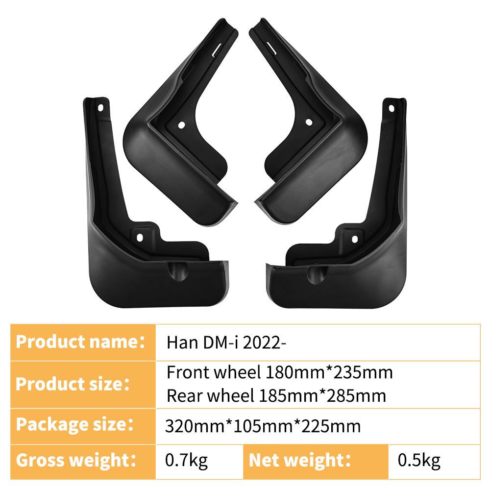 Suitable for BYD Han DM-i 2025-2025 car fender tiles front and rear tire accessories