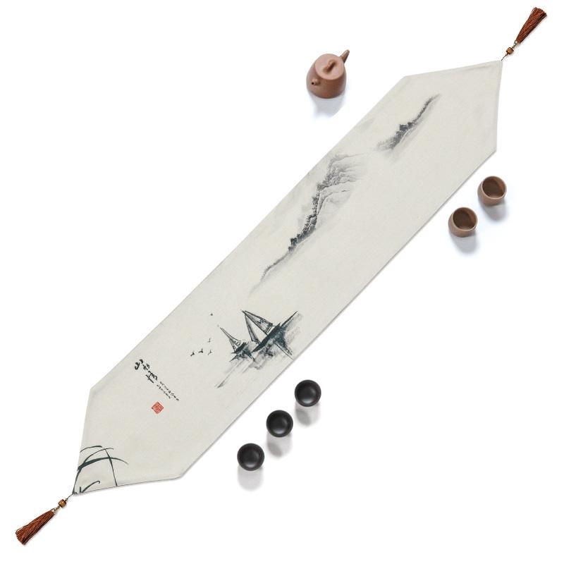 Чайный столик флаг чайный столик скатерть новый китайский чайный столик чайный столик скатерть искусство длинное полотенце китайский стиль дзен стол флаг