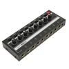 6.35mm Stereo Headphone Amplifier 1/4" TRS Input/Output Audio Mixer  Studio Recording