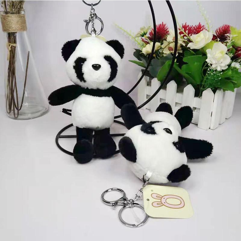 Panda Delightful Stuffed Toy Keychain Ultra Soft 18cm Creative Accessory Backpack