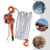 1.5Ton Manual Chain Hoist, 3300Lbs Capacity 20FT Lift Manganese Steel Hand Pulley Block for Garage Workshop Construction Loading
