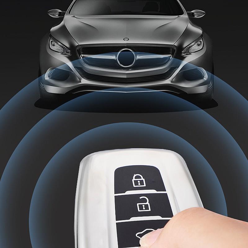 Fashion Colorful TPU Car Remote Key Case Cover Shell Fob For Toyota Corolla Prius Camry CHR C-HR RAV4 Altis Land Cruiser Prado Keyless