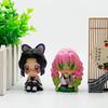 8 шт./комплект Фигурка-игрушка Аниме Клинок, рассекающий демонов - Kimetsu No Yaiba Q Версия Танджиро Незуко Иноске Зеницу Pvd Фигурка Модель Кукла Подарок