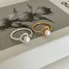 Love French Pearl Ring Niche Design Simple Ring Women'S Jewelry