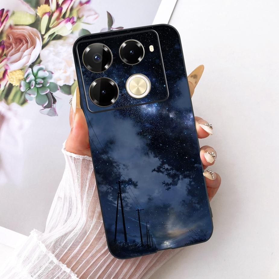 For Infinix Note 40 40X 5G Case X6852 New Butterfly Painted Cover Soft Silicone Case For Infinix Note 40 Pro Plus Note40 X Shell