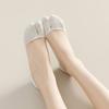 Low Cut Invisible Tabi Socks Thin Separate Toe Boat Sock Breathable Non-slip Two Toe Socks  Summer