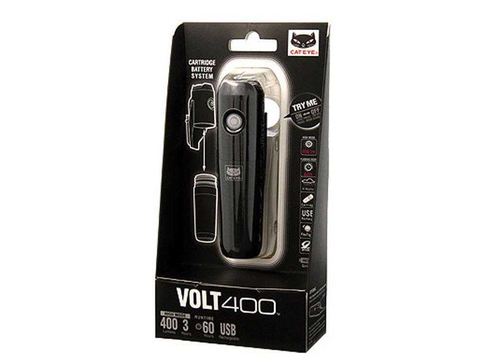 Светодиодная фара CAT EYE VOLT400 с зарядкой от USB HL-EL461RC передняя левая