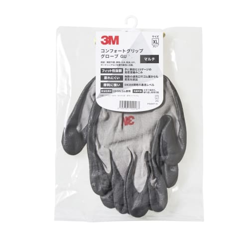 [Ограничено .co.jp] 3M Рабочие перчатки Комфорт Грип Перчатки Серые Размер XL GLOVE-XL