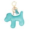 Tonecraft Dog Key Holder, Simple, Orthodox, Dog Bag Charm, Popular, Stylish, Cute, Dog, PU Leather, Squishy, Blue