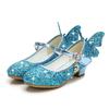 Girls' High-heeled Princess Shoes, Children's Performance Shoes, Girls Crystal Shoes