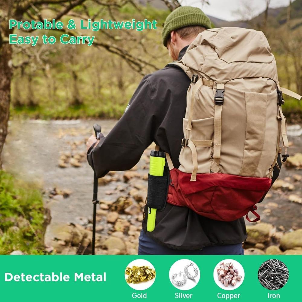 Depth Metal Detector 360 Degree Professional Handheld Gold Treasure Underground Metal Detector Tracker Seeker Finder Kids Toy