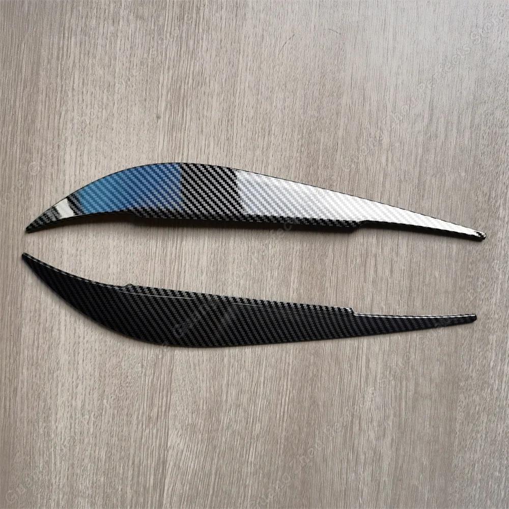 2 шт. ABS глянцевые злые фары брови веко для BMW 4 серии F32 F33 F36 M4 420d 420i 425d 430i 435i 440i 2013- тюнинг