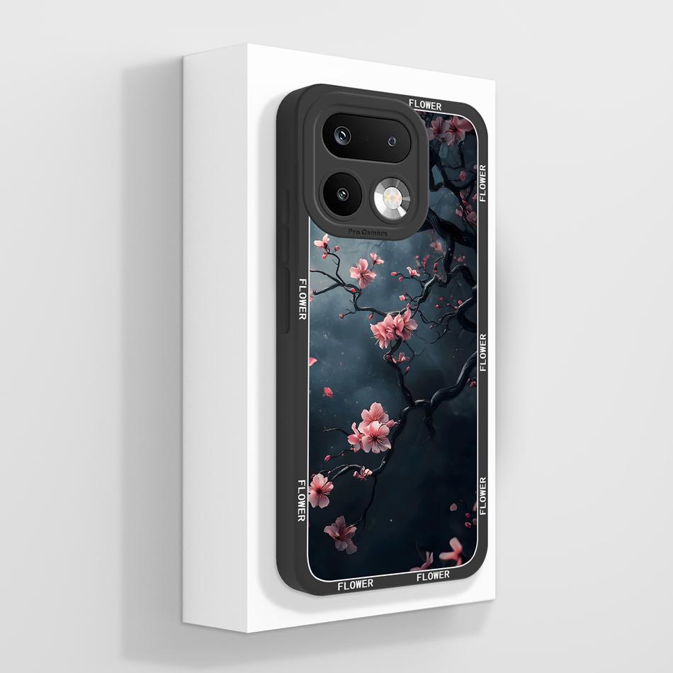 Чехол Для Realme 16 Pro Plus 5G Продвинутый Бабочка Ударопрочный Мягкий Жидкий Силикон Задняя Крышка Телефона Для Realme 16 ProPlus Бампер