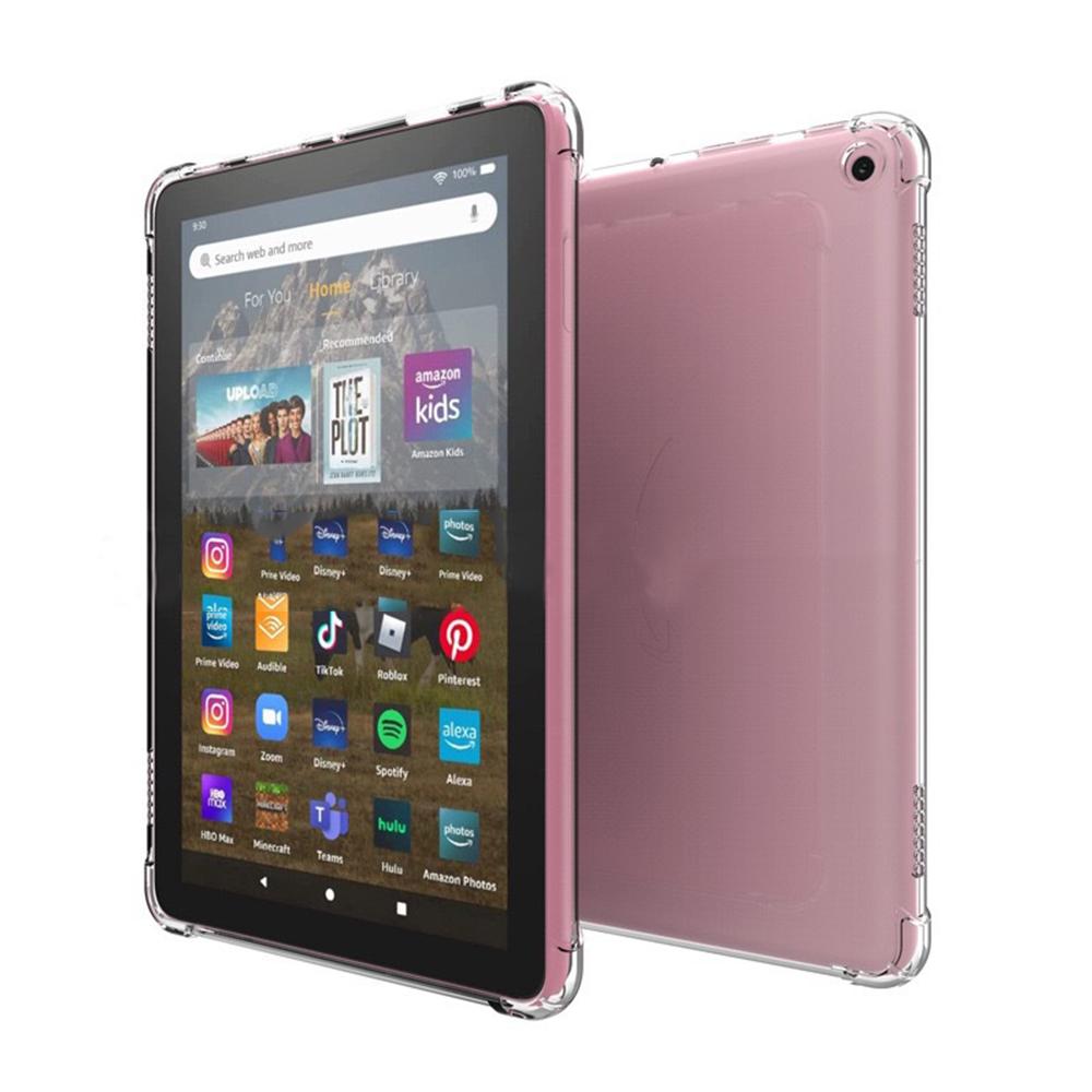 For Fire HD 8 2022 Case Soft Transparent TPU Shell Capa Coque for Fire HD 8 2022 8.0 Inch Tablet Protective Cover