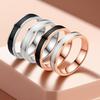 Женское кольцо из титана и нержавеющей стали — японский и корейский стиль, прочное, модное, устойчивое к выцветанию, минималистичный дизайн.